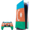 Azerbaijan Flag Distressed PlayStation PS5 Skins